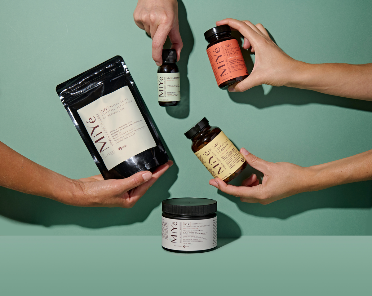 Une sélection de produits MiYé pour soutenir le métabolisme