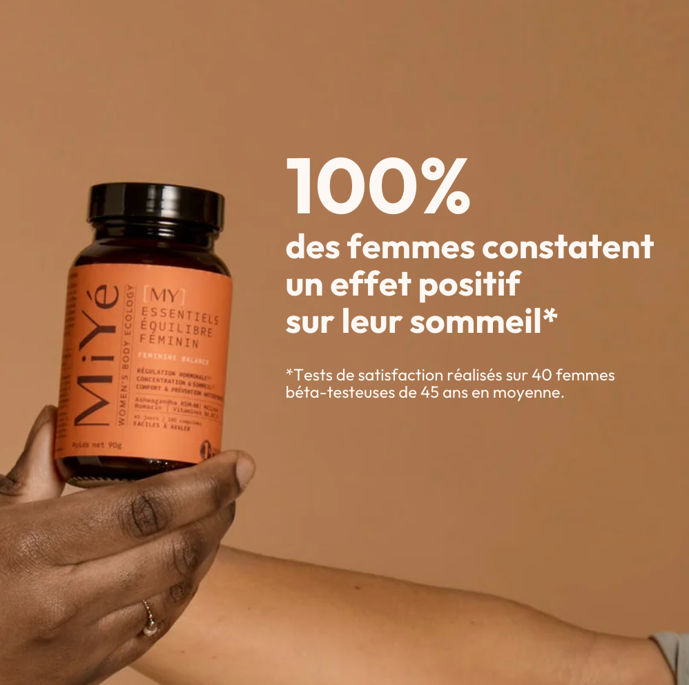 Allégations d'un résultat sur le sommeil observé sur 40 femmes béta-testeuses