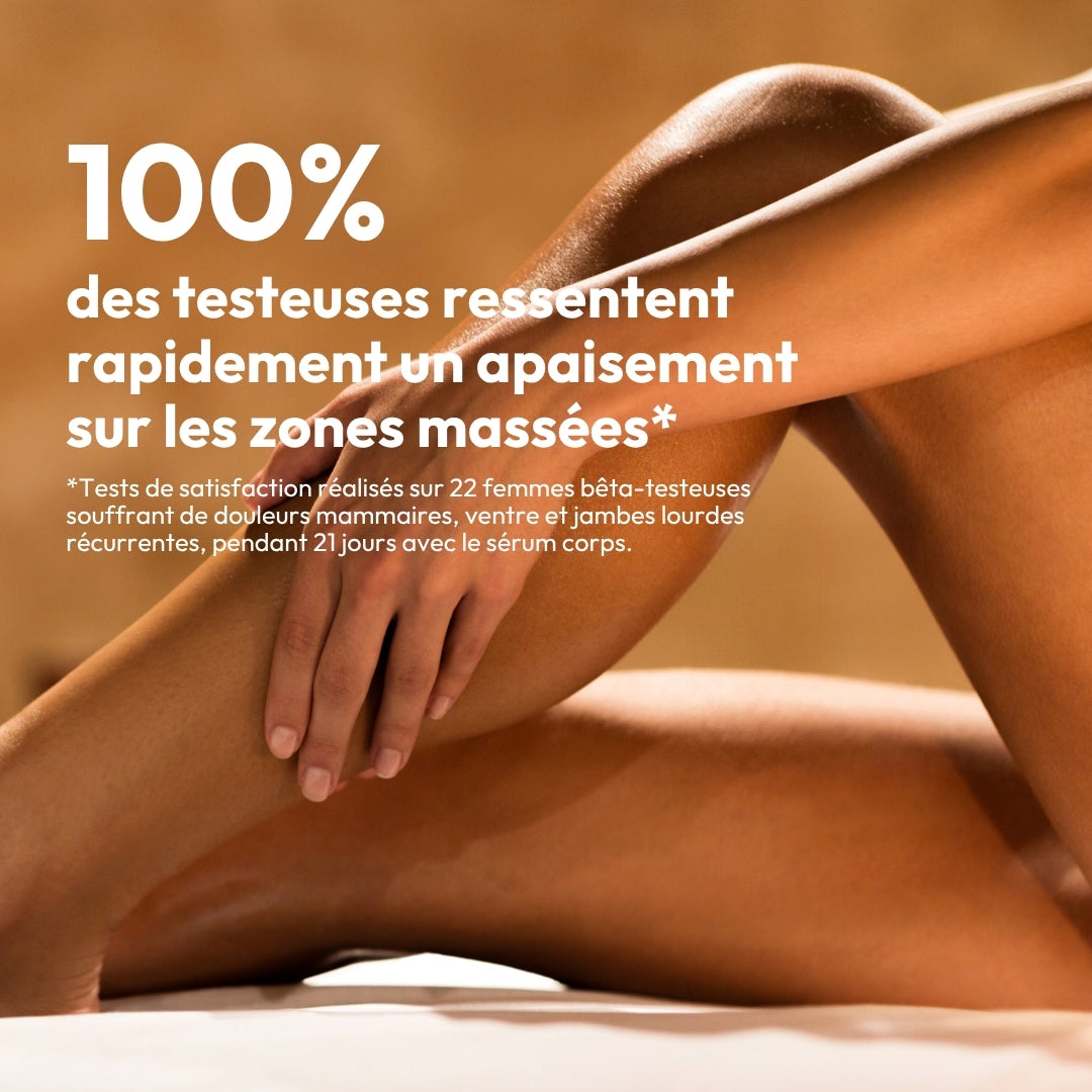 Test produit : 100% des testeuses ressentent rapidement un apaisement sur les zones massées