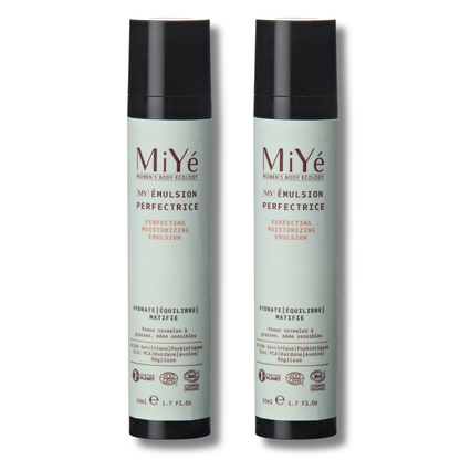 Deux tubes d'émulsion perfectrice