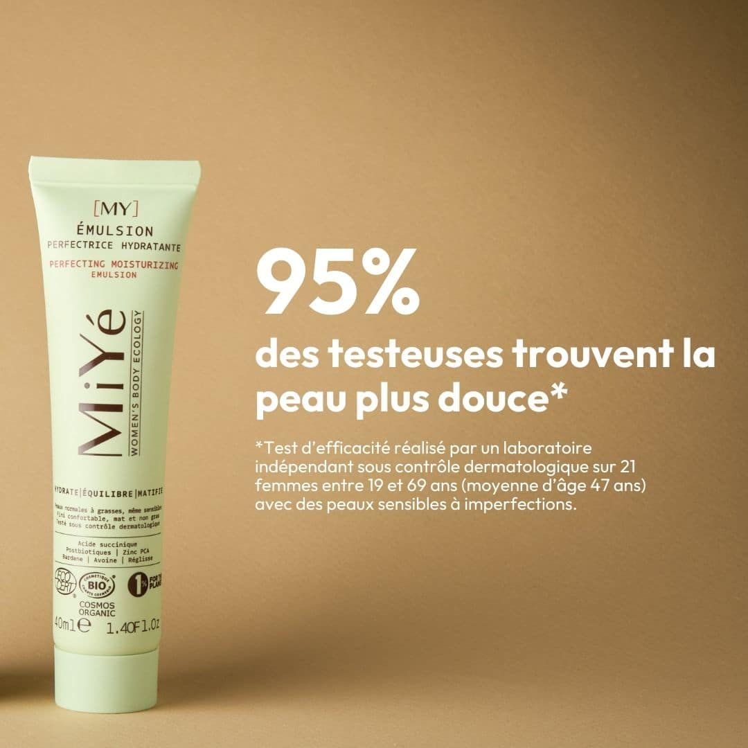 résultats des tests émulsion anti imperfection