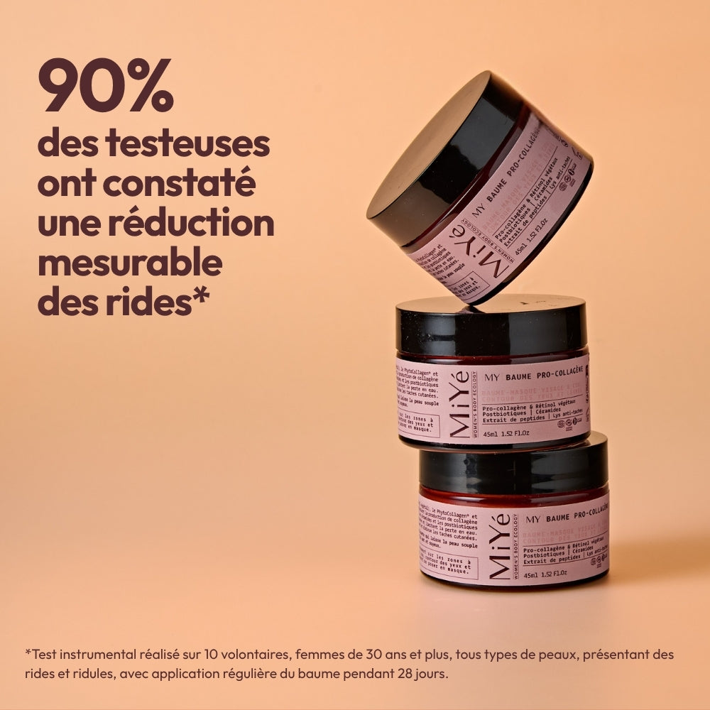 Visuel de présentation du baume pro-collagène