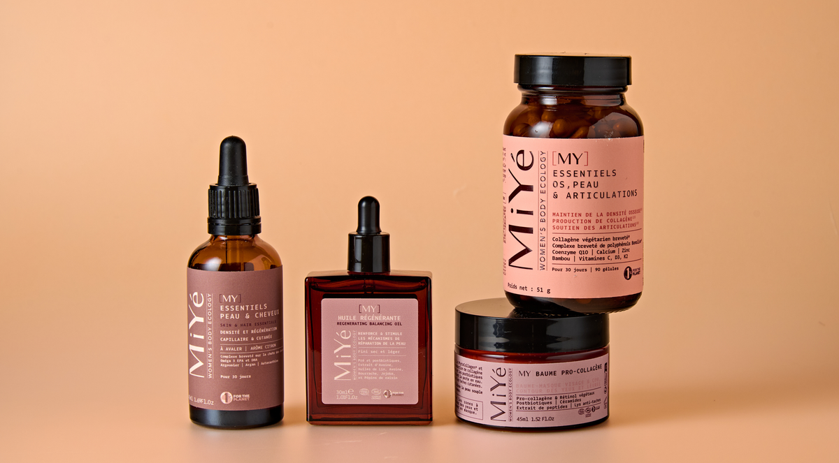 Offre des French Days mettant en avant nos quatre produits phares pour la densité de la peau et des cheveux