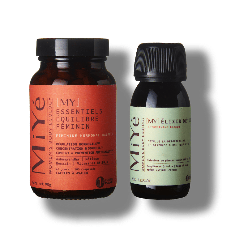 Pack reset, les deux produits sur fond transparent